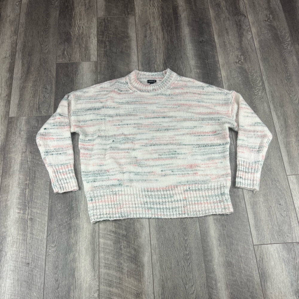 Torrid White Knit Sweater